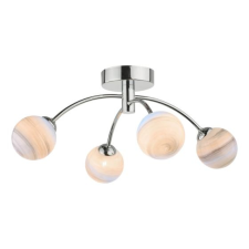 Dar Lighting modern mennyezeti lámpa izzy csiszolt króm sokszínű darizz0450-07 világítás