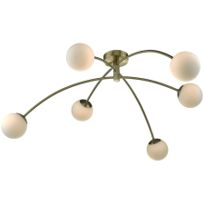 Dar Lighting modern mennyezeti lámpa puglia antik sárgaréz opál darpug6475 világítás