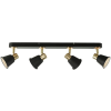 Dar Lighting modern spot lámpa fry fekete arany darfry8454