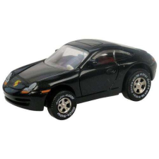 Darda Porsche 911 sportautó, fekete, kb. 7,7 cm, 1:60, műanyag - Darda lendkerekes autómodell barkácsolás, építés