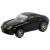 Darda Porsche 911 sportautó, fekete, kb. 7,7 cm, 1:60, műanyag - Darda lendkerekes autómodell