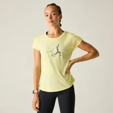 Dare2be Serenity Tee Női gyorsan száradó póló sárga