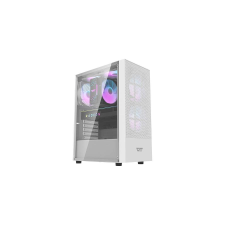 DarkFlash A290 számítógépház + 3 RGB ventilátor (fehér) számítógép ház