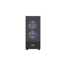 DarkFlash A290 számítógépház + 3 RGB ventilátor (fekete) számítógép ház