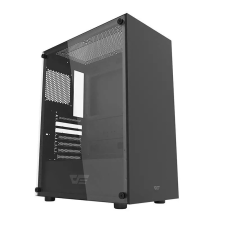 DarkFlash DK100 Black táp nélküli ablakos ház fekete (DK100 Black) számítógép ház