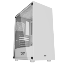 DarkFlash DK100 White táp nélküli ablakos ház fehér (DK100 White) számítógép ház