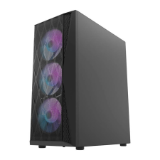 DarkFlash DK352 MESH + 4 db ARGB ventilátor számítógép ház