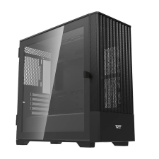DarkFlash DK415 számítógépház + 2db ventilátor fekete (DK415 Black + 2 fans) (DK415 Black + 2 fans) számítógép ház