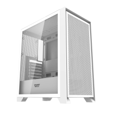 DarkFlash DRX70 Mesh fehér + 4 RGB ventilátor számítógép ház