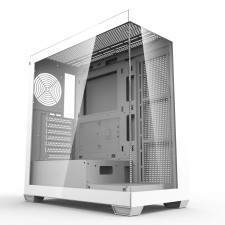 DarkFlash DS900 Aquarium számítógépház fehér + 7 db ARGB ventilátor számítógép ház