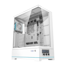 DarkFlash DY451L PRO táp nélküli ablakos ház fehér ventilátorral (DY451L PRO White) számítógép ház