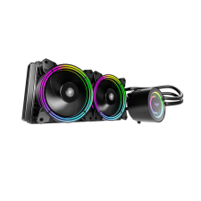 DarkFlash TR240 Számítógép vízhűtés AiO RGB 2x 120x120 (fekete) hűtés