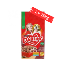  Darling szárazeledel kutyáknak marhahússal csirkehússal és zöldségekkel 2x15kg kutyaeledel