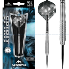  Dart szett Mission steel Spirit 25g, M1, rear ring grip, 90% wolfram darts nyíl