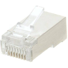 Datacom 10-es csomag, adatkommunikációs, RJ45, CAT5E STP 8P8C árnyékolt, összeállítás, az arcon (sodrott) kábel és adapter