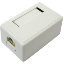 Datacom Adatátviteli, CAT5E STP, 1x RJ45, felületre szerelhető kábel és adapter