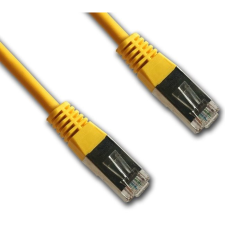 Datacom CAT5E FTP 1 m, sárga (15815) kábel és adapter