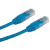 Datacom CAT5E UTP, 0.25m, kék