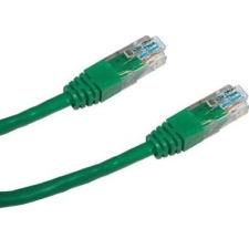 Datacom CAT5E UTP, 3m, zöld kábel és adapter