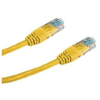 Datacom CAT6 UTP, 0,25m, sárga