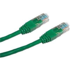 Datacom CAT6 UTP, 0,5m, zöld kábel és adapter