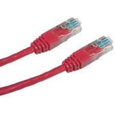 Datacom CAT6 UTP, 2m, piros (15922) kábel és adapter