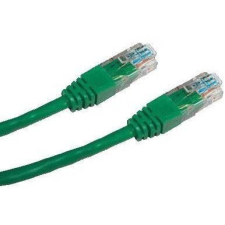 Datacom , CAT6, UTP, zöld, 1m kábel és adapter