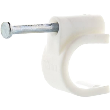 Datacom kábelrögzítő (6mm) fehér 100 db kábel és adapter