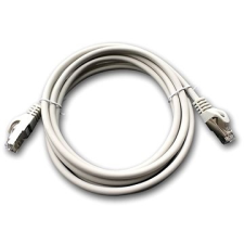 Datacom Patch Cord S/FTP CAT6A, 2m, szürke kábel és adapter
