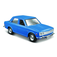 Datsun 510 1971 Modellautó 1:24 Kék autópálya és játékautó