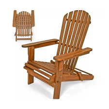 Daube Fa összecsukható kerti szék akácfa ergonomikus kialakítású 84x69x94 cm kerti bútor