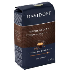 Davidoff Kávé, pörkölt, szemes, 500 g, DAVIDOFF "Espresso 57" kávé