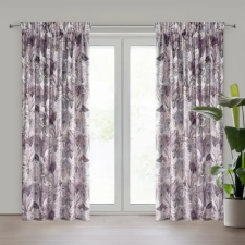  Davos bársony sötétítő függöny Fehér 140x270 cm lakástextília