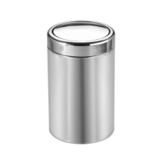 DAY-CO METAL Rozsdamentes Henger billenőfedeles szemetes 7L, fényes szemetes