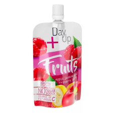 Day Up Fruits almapüré banánnal, málna darabokkal és C-vitaminnal 100g reform élelmiszer