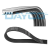 Dayco Hosszbordás szíj DAYCO 5PK1010