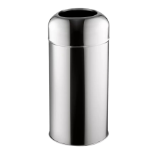 Dayco rozsdamentes acél fedél nélküli szemetes 40L szemetes