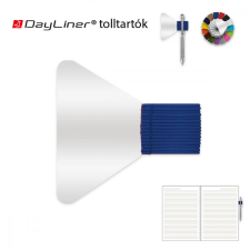 DAYLINER gumis tolltartó határidőnaplóhoz, kék tolltartó