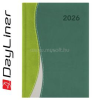 DAYLINER Határidőnapló Dubai A5 heti, fehér lapokkal zöld-zöld 2026. (DAYLINER_57796)