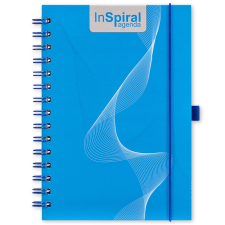 DAYLINER Határidőnapló InSpiral A5 heti fehér lapokkal Kék-kék Dayliner 2023. határidőnapló