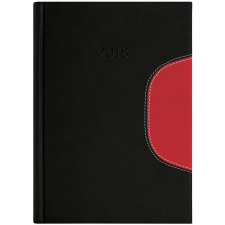 DAYLINER Memphis, A5 napi beosztású agenda, Fekete-Piros határidőnapló