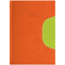 DAYLINER Memphis, A5 napi beosztású agenda, Narancs-Zöld határidőnapló