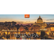 DAYLINER Naptár, asztali, álló, DAYLINER "Európa" naptár, kalendárium