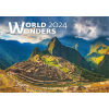 DAYLINER Naptár, fali, DAYLINER "World wonders"