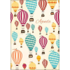 DAYLINER Naptár, tervező, A5, heti, DAYLINER, Colors, Balloons (NCA5HBU)