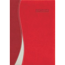 DAYLINER Naptár, tervező, A5, heti, DAYLINER "Dubai", piros határidőnapló