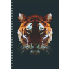DAYLINER Naptár, tervező, A5, heti, DAYLINER, "InSpiral", tiger