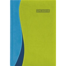 DAYLINER Naptár, tervező, A5, napi, DAYLINER, "Dubai", kék-zöld határidőnapló