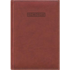 DAYLINER Naptár, tervező, A5, napi, DAYLINER, "Sherwood", barnásvörös határidőnapló