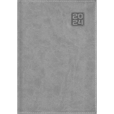 DAYLINER Naptár, tervező, A5, napi, DAYLINER "Square", szürke határidőnapló